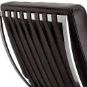 Barcelona Chair with Stool Replica - View 4