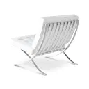 Barcelona Chair with Stool Replica - View 45