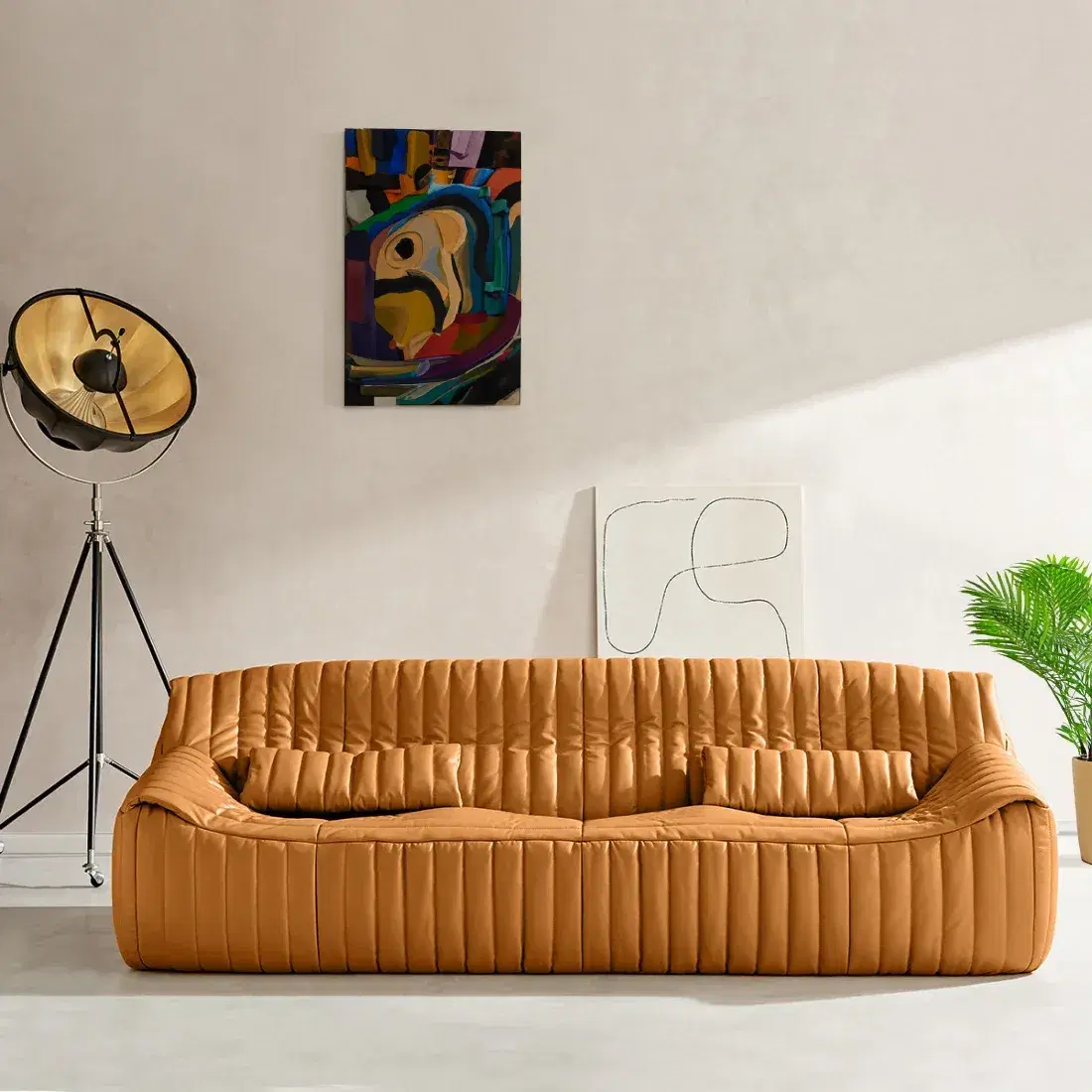 Sandra 3-Seater Sofa Replica - View 8