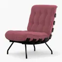 Costela Lounge Chair and Ottoman Replica - View 1