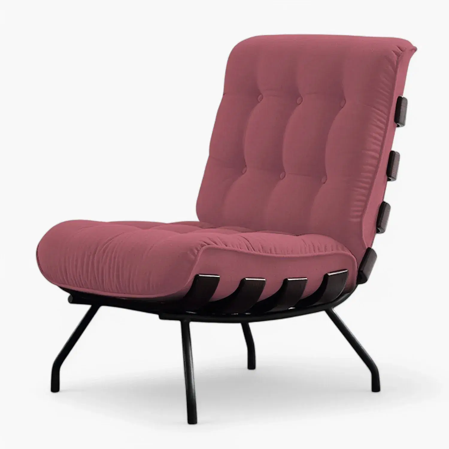 Costela Lounge Chair and Ottoman Replica