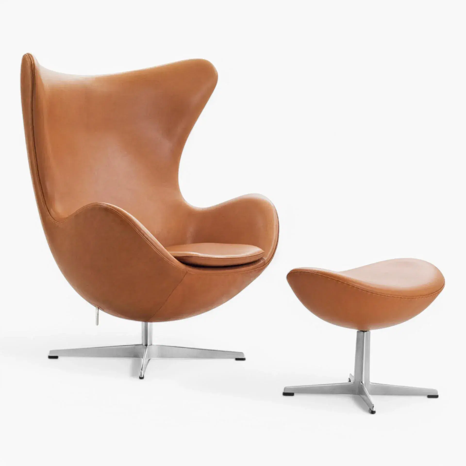 Egg Chair Replica with Stool