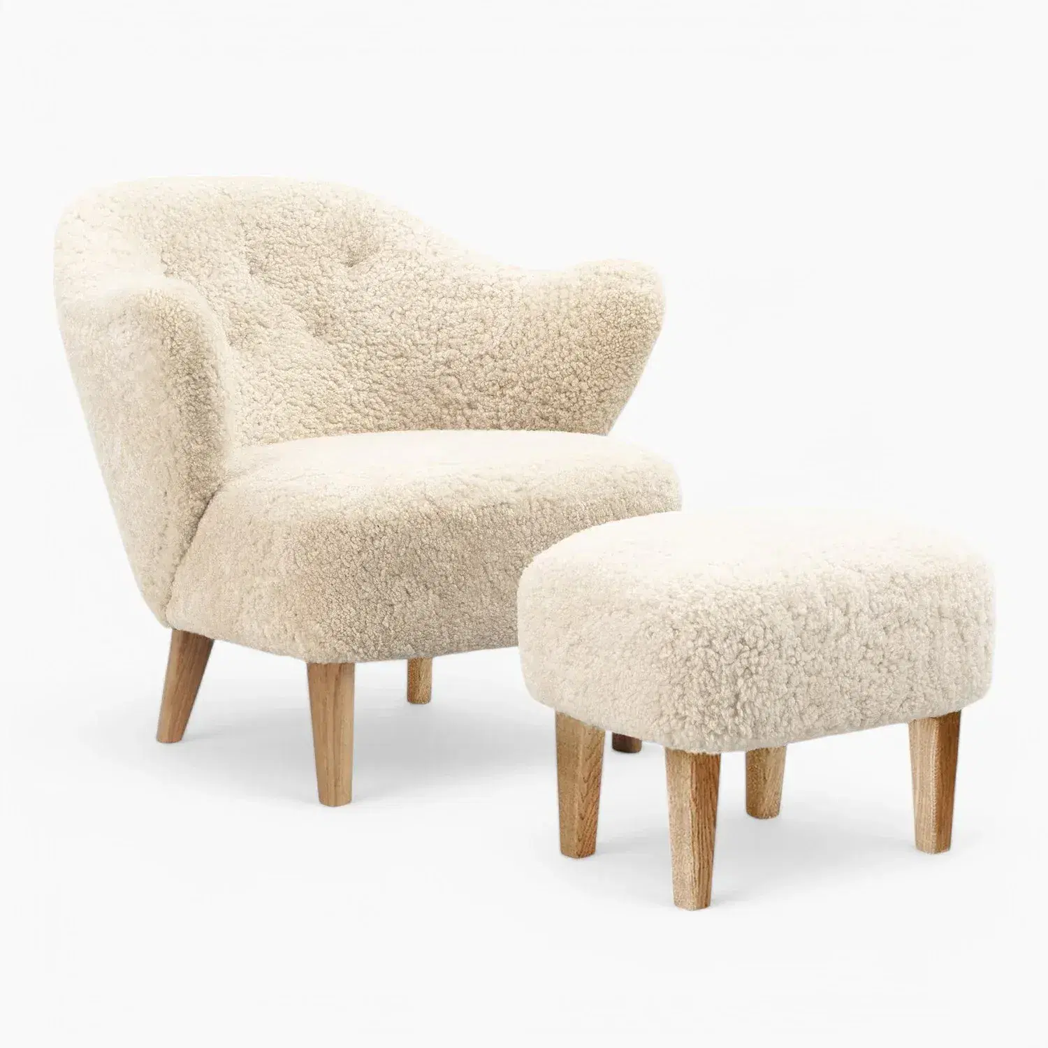 Ingeborg Lounge Chair and Ottoman Replica