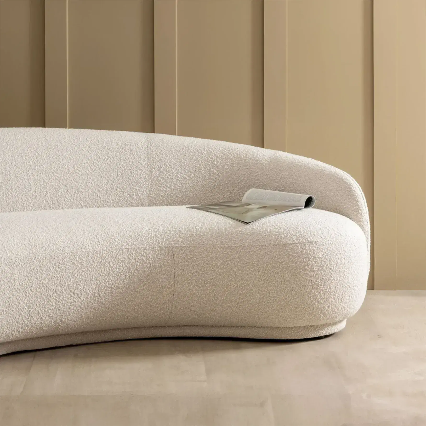 Julep Curved Sofa Replica - View 10