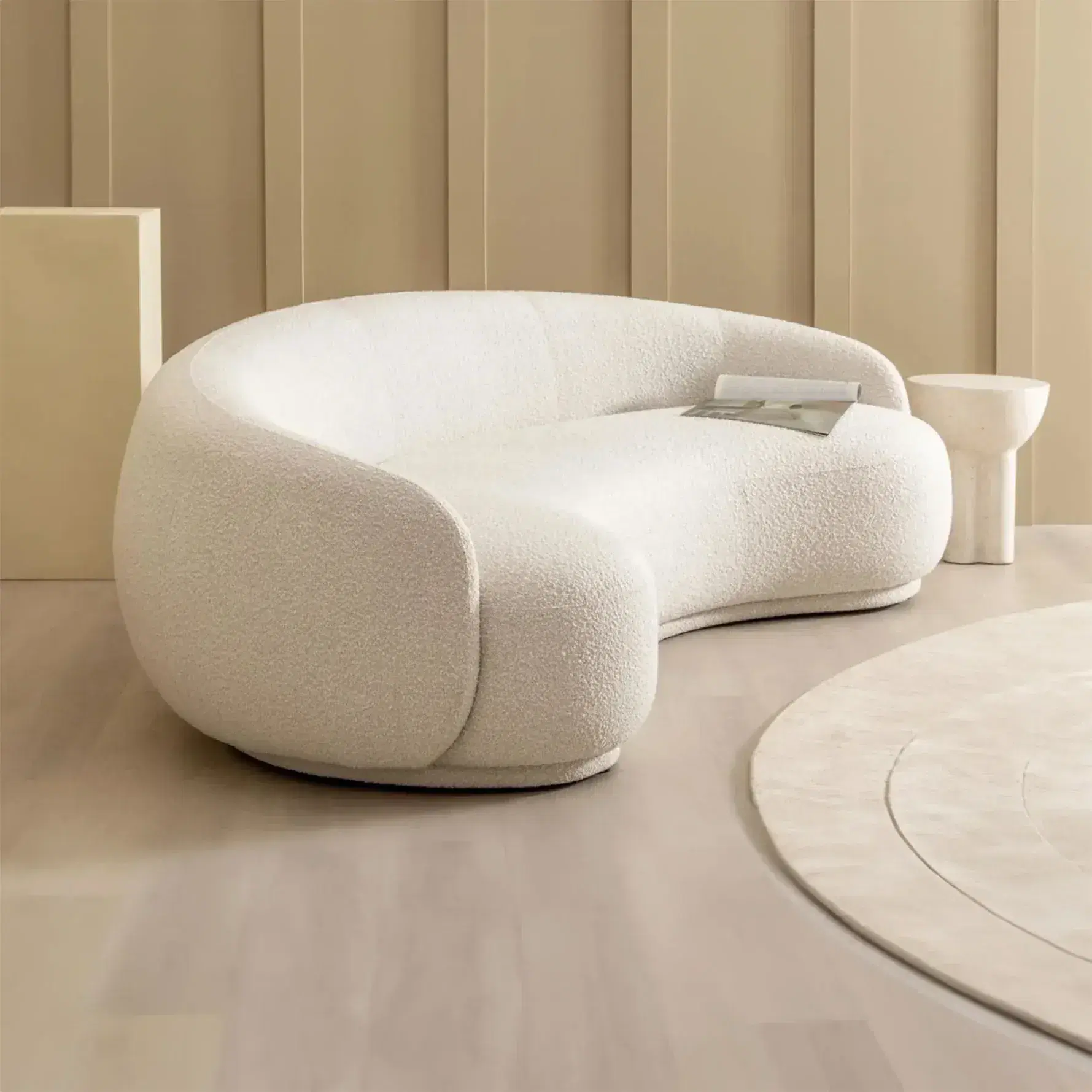 Julep Curved Sofa Replica - View 8