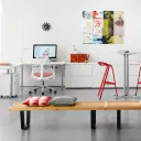Nelson Platform Bench 72″ Replica - View 9