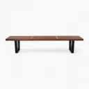 Nelson Platform Bench 72″ Replica - View 14