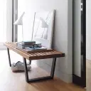 Nelson Platform Bench 72″ Replica - View 15