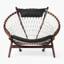 PP130 Circle Chair Replica By Hans J. Wegner - View 1