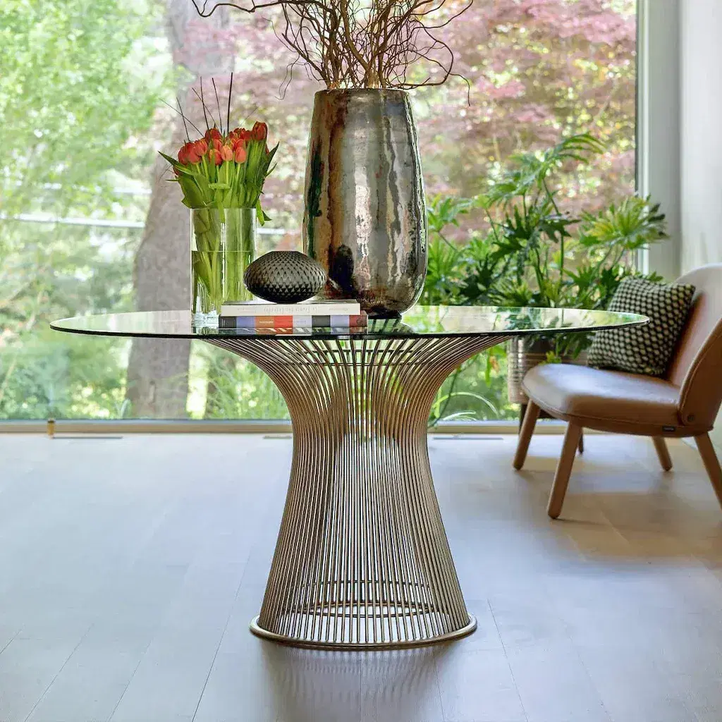 Platner Dining Table 54″ Replica - View 7