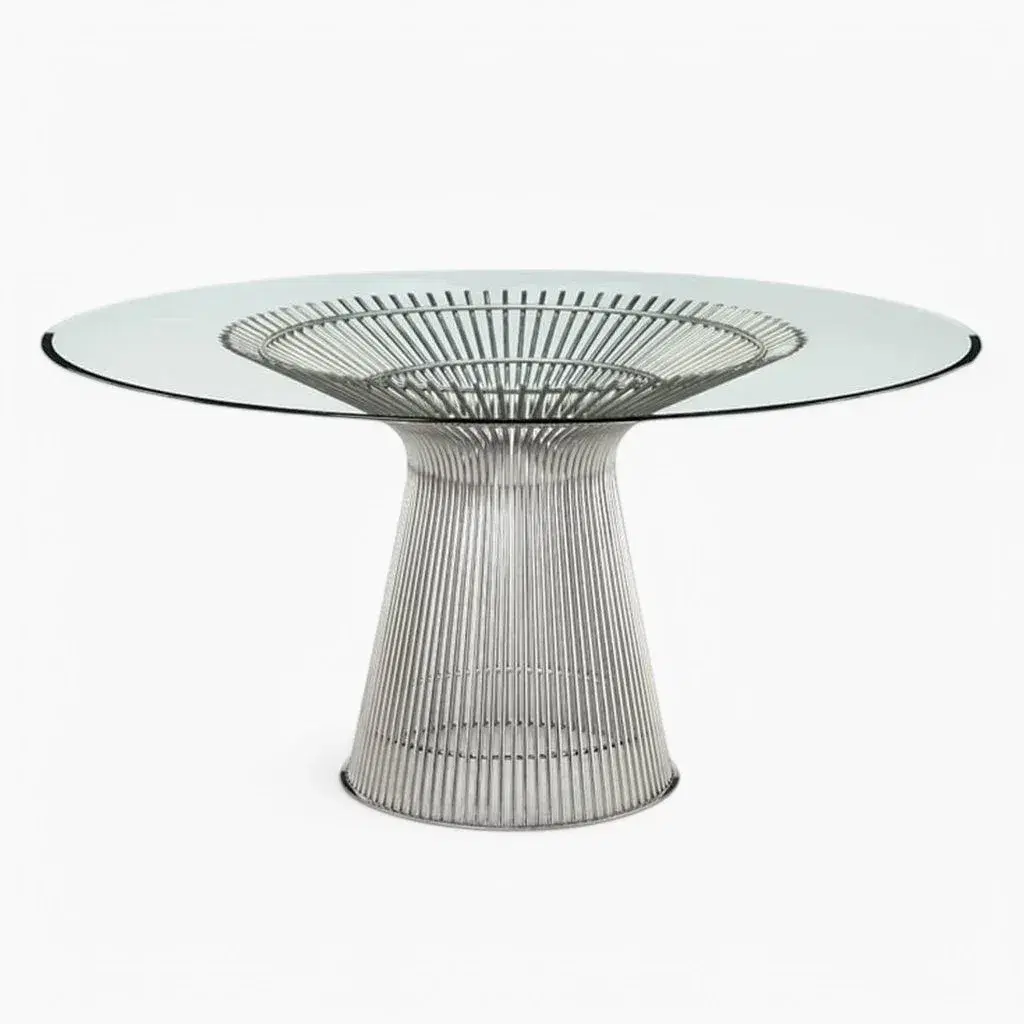Platner Dining Table 54″ Replica