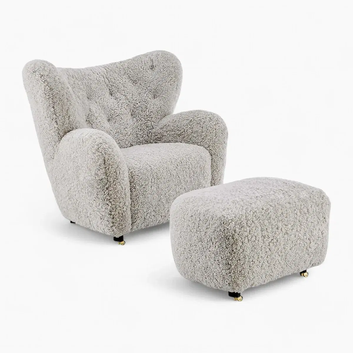 The Tired Man Lounge Chair and Ottoman